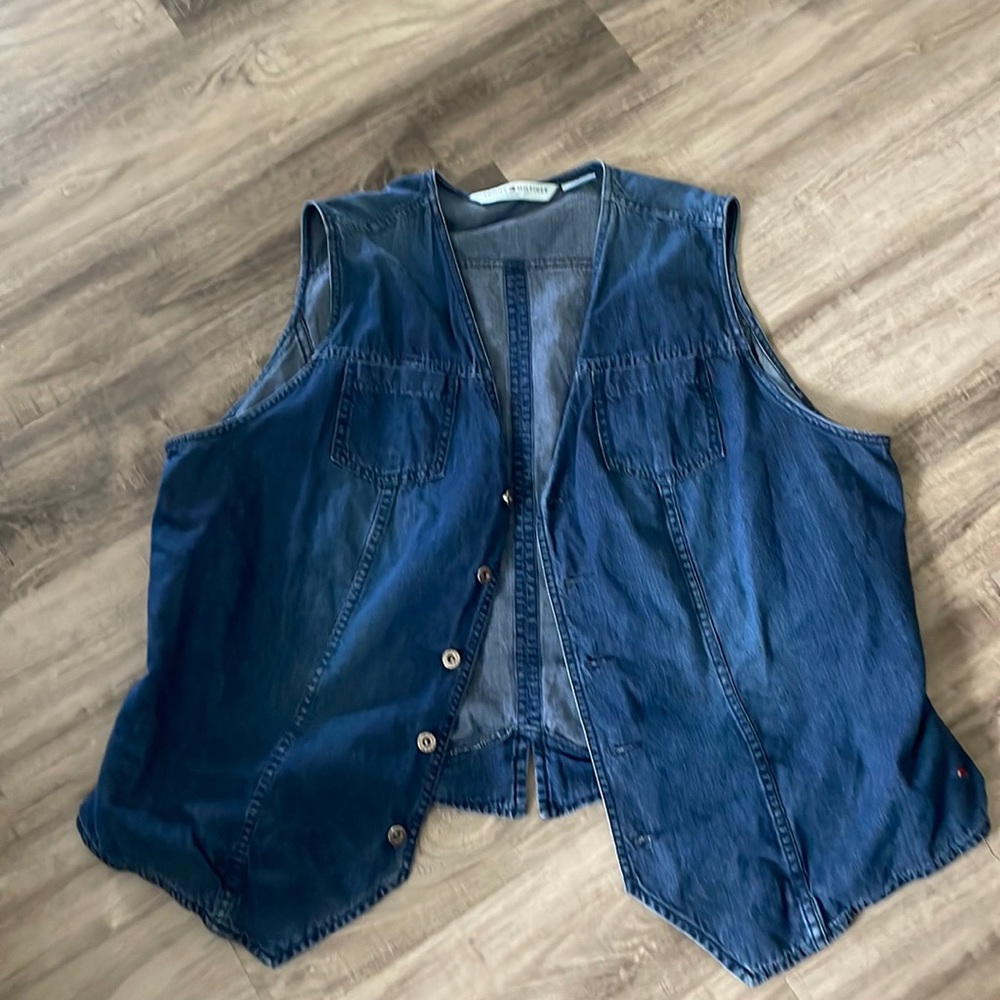 Vintage denim vest